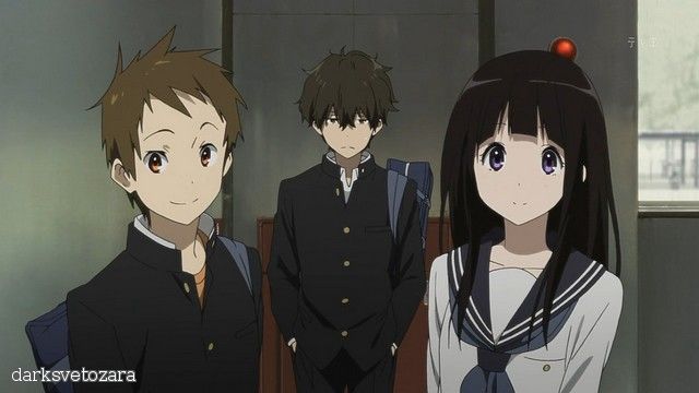 Скачать аниме Скачать аниме Хьёка: Тебе не сбежать / Hyouka [ТВ+OVA][23 из 23]RUS